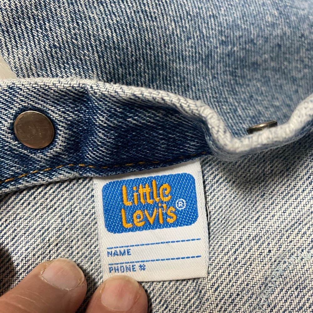 🌟SOLD🌟 Orange Label Levi’s Toddler Jacket - Picture 9 of 11